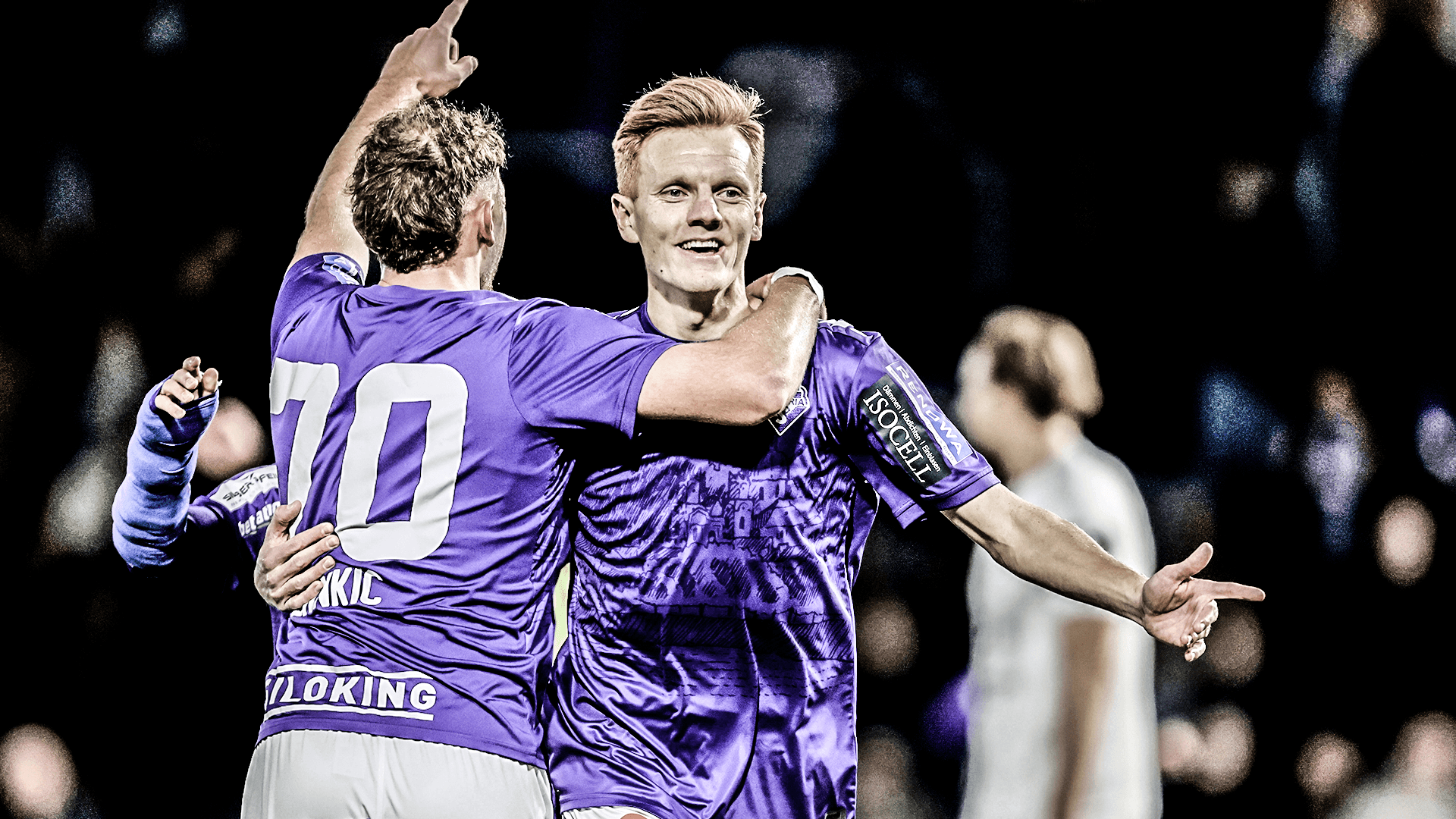 Austria Salzburg-Spieler jubeln
