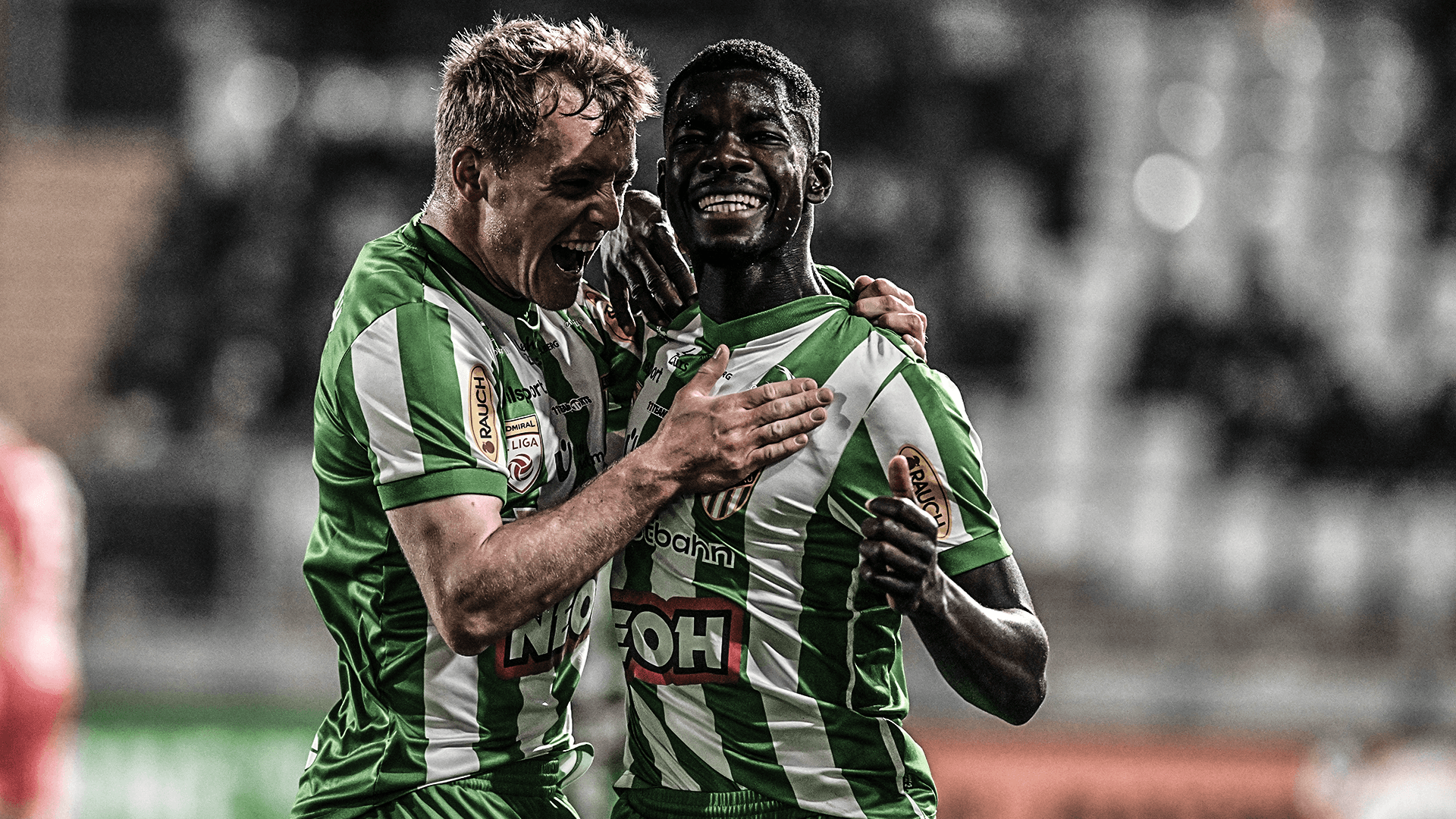 Austria Lustenau Spieler jubeln